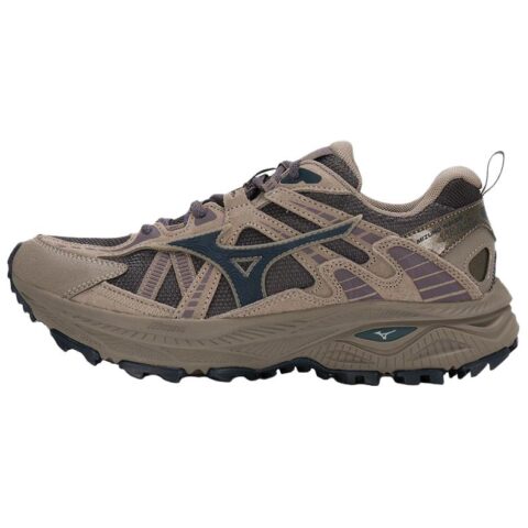 Mizuno Racer Trail Cushioning Breathable Lightweight Running Shoes Unisex Gray
