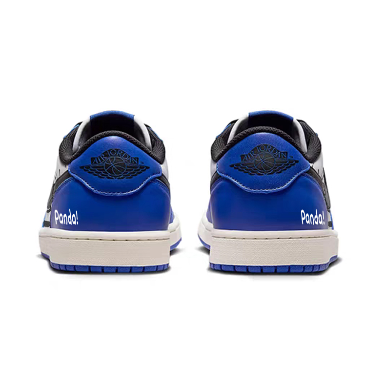 Jordan Air Jordan 1 Vintage Basketball Shoes Unisex Low Top White/Blue