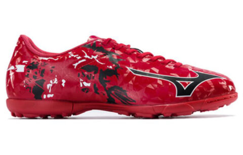 Mizuno Ryuou AG Slip Resistant, Abrasion Resistant, Lightweight Soccer Shoes Men’s Red