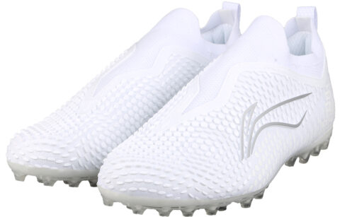 Li Ning MG Multi Ground Artificial Turf Cushioning Soccer Shoes Men’s White