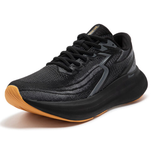 361° International Cables ELEOS Synthetic Leather Low top Running Shoes Men’s Black Gray