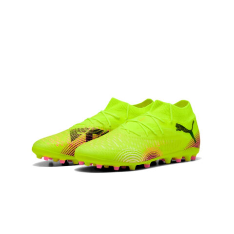 PUMA FUTURE 8 PRO Abrasion Resistant Soccer Shoes Unisex Yellow