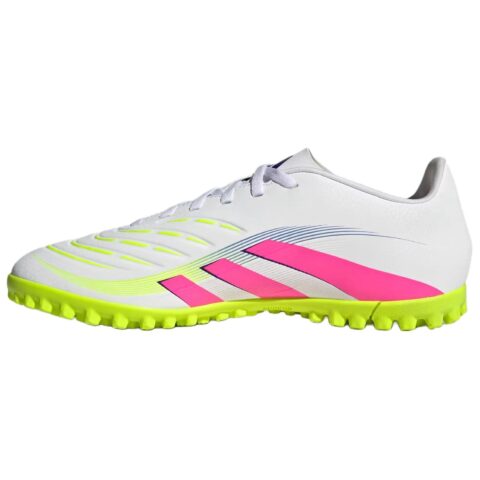 Adidas Predator CLUB TF Turf Fabric Slip Resistant Abrasion Resistant Soccer Shoes Men’s White Pink