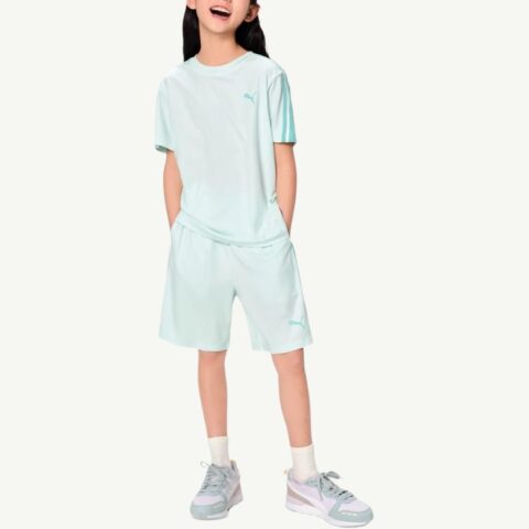 PUMA Casual Sportswear Sportstyle SS25 Pink Green Teenagers