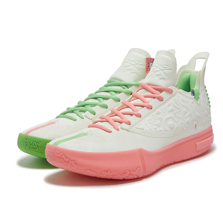 361° Joker 1 GT Mid top Basketball Shoes Men’s Neon Light Coral