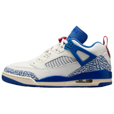 Jordan Spizike Low top Vintage Basketball Shoes Unisex White Blue