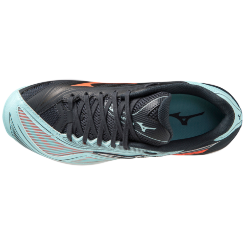 Mizuno Slip Resistant Abrasion Resistant Low top Training Shoes Unisex Cyan