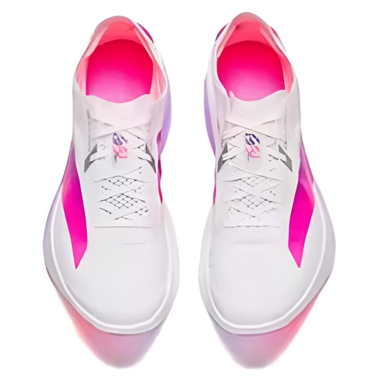 Anta Fabric Low top Racing Running Shoes Men’s White Pink