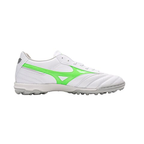 Mizuno MORELIA 2 TF Turf Cushioning Soccer Shoes Unisex White Green