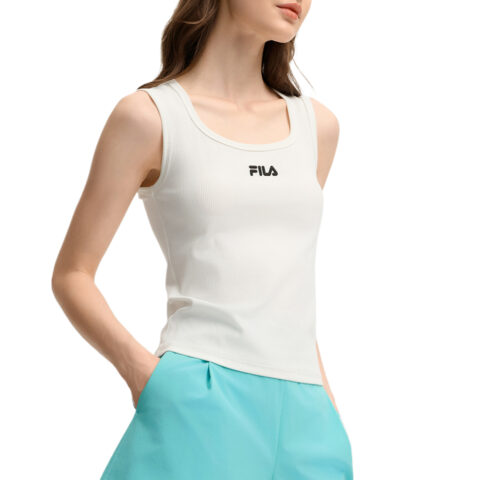 FILA Sleeveless Sports Shirts Women’s Cloud White