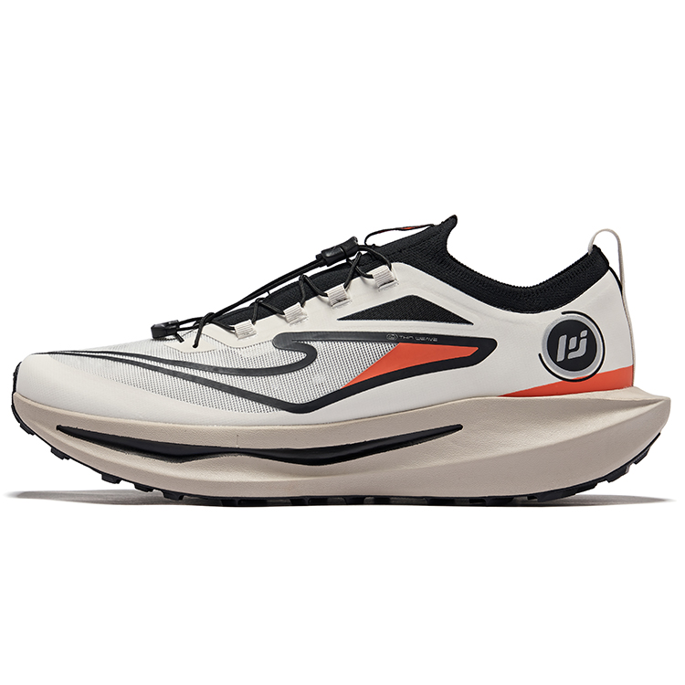 Erke Mugen PRO Running Shoes Men's Low Top Wild Gray Jet Black