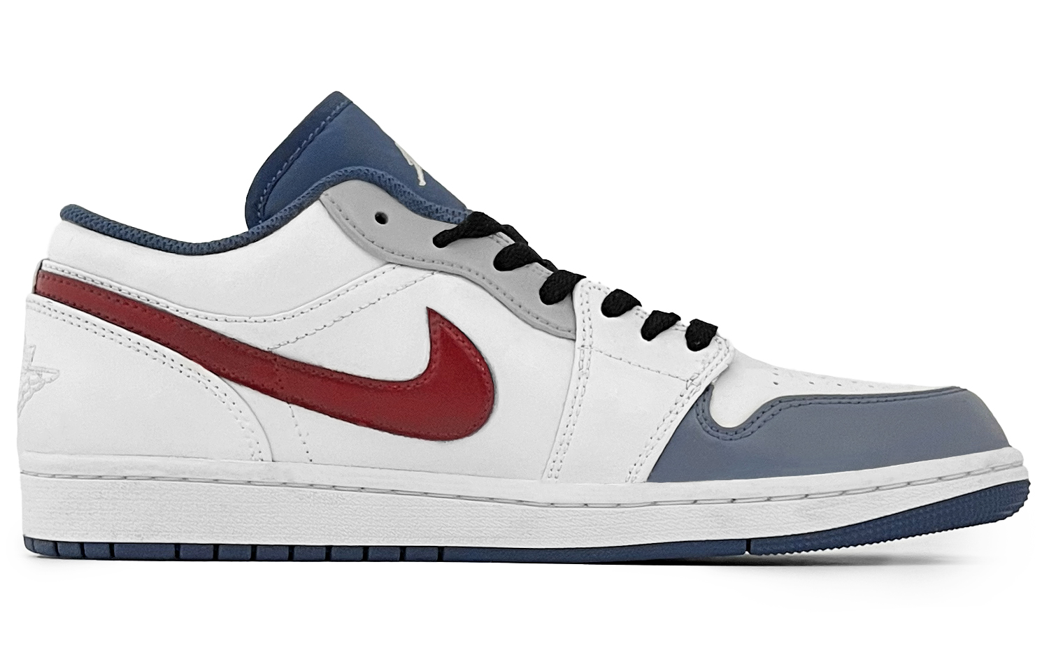 Jordan Air Jordan 1 Vintage Basketball Shoes Men’s Low Top White/Blue/Red