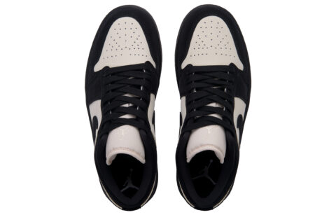Jordan Air Jordan 1 Low top Vintage Basketball Shoes Unisex Black Pink