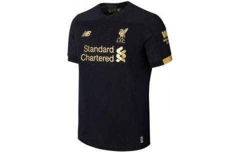 New Balance Liverpool FC Goalkeeper T Shirt Men's Black