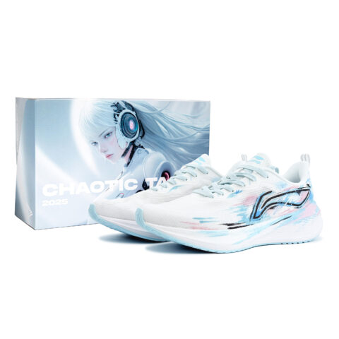 Li Ning Wuyue Cushioning Breathable Low top Casual Running Shoes Men’s Light Blue