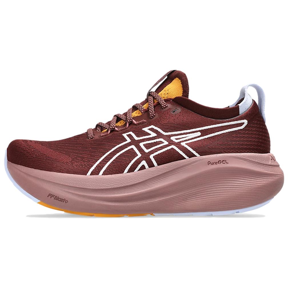 ASICS GEL NIMBUS 27 Breathable Support Lightweight FF BLAST™ PLUS OrthoLite™X 55 Running Shoes Women’s Dark Red