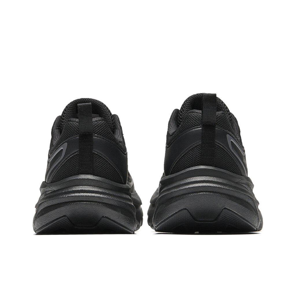 Anta Textile, Synthetic Leather Breathable And Slip Resistant Casual Fashion Trend Women’s Basic Black