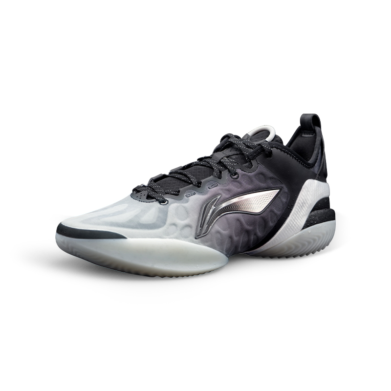 Li Ning Yushuai 19V2 Cushioning Rebound Grip Low top Basketball Shoes Men’s Gray Black