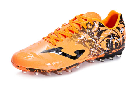 Joma MG Multi Ground Artificial Turf Slip Resistant Abrasion Resistant Soccer Shoes Men’s Orange White