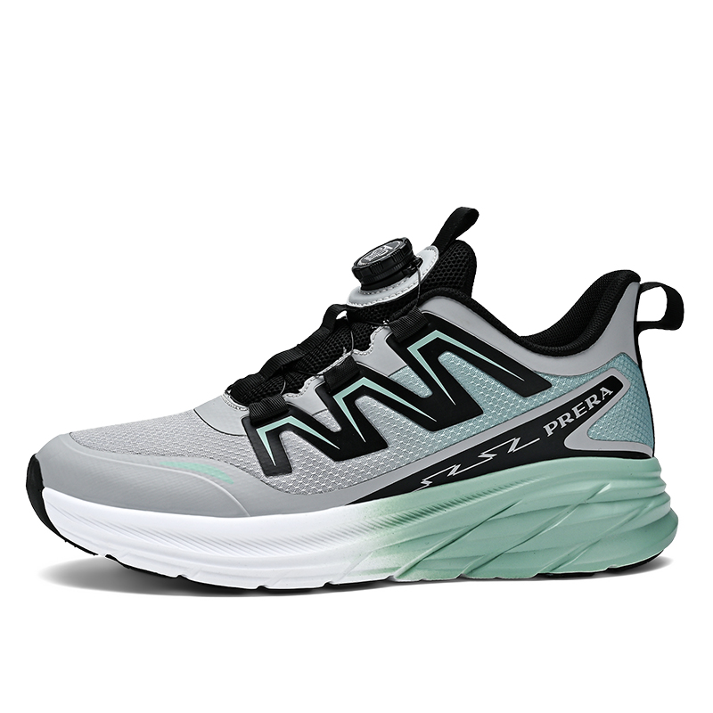 BIANSULONG Cushioning Slip Resistant Abrasion Resistant Low top Basketball Shoes Unisex Black Gray Green