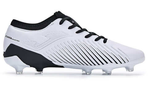 Joma Propulsion FG Firm Ground Firm Ground Slip Resistant Abrasion Resistant Soccer Shoes Men’s Black White