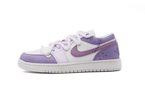 Jordan Air Jordan 1 Low top Vintage Basketball Shoes Women’s Purple