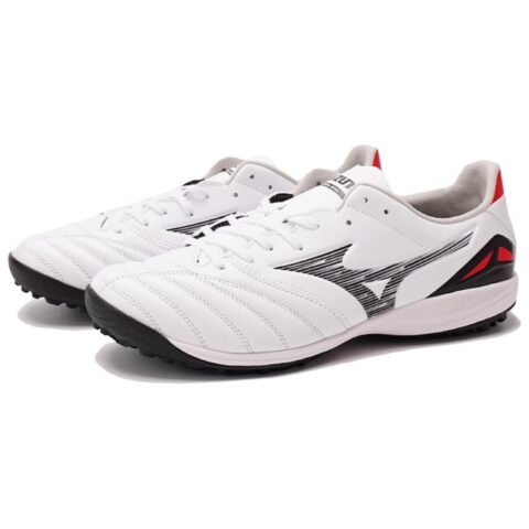 Mizuno Morelia Neo IV Pro TF Turf Artificial Turf Slip Resistant Soccer Shoes Men’s White