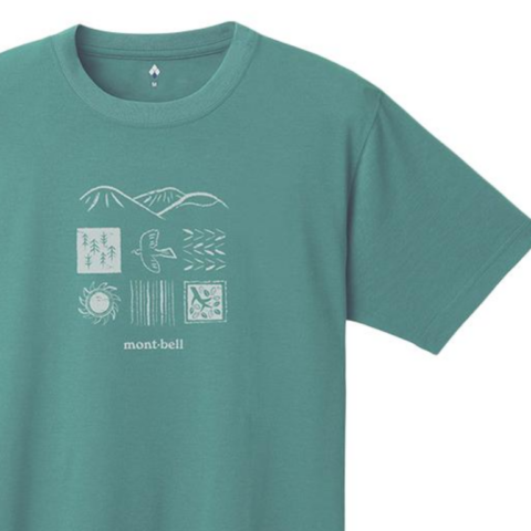MONTBELL SS25 Quick Dry T Shirts Unisex