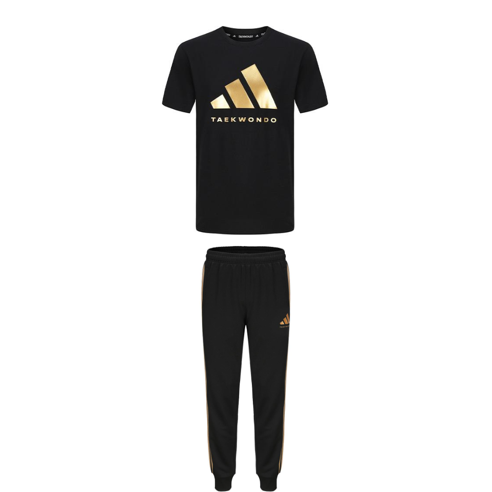 Adidas Taekwondo Casual Sportswear Unisex Black
