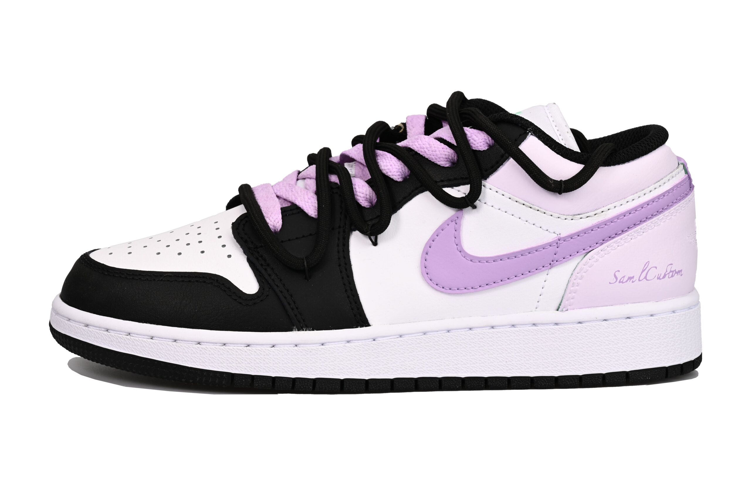 Jordan Air Jordan 1 Vintage Basketball Shoes Men’s Low Top Pink/Black