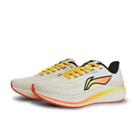Li Ning Red Hare 7 Lightweight Rebound Low top Casual Running Shoes Men’s Beige Orange