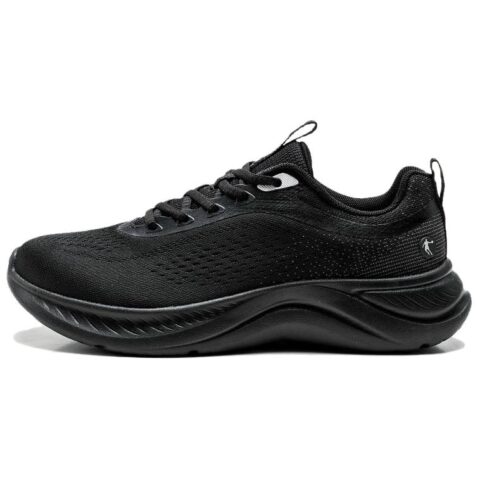 QIAODAN Slip Resistant Abrasion Resistant Slip Resistant Abrasion Resistant Low top Casual Running Shoes Women’s Black
