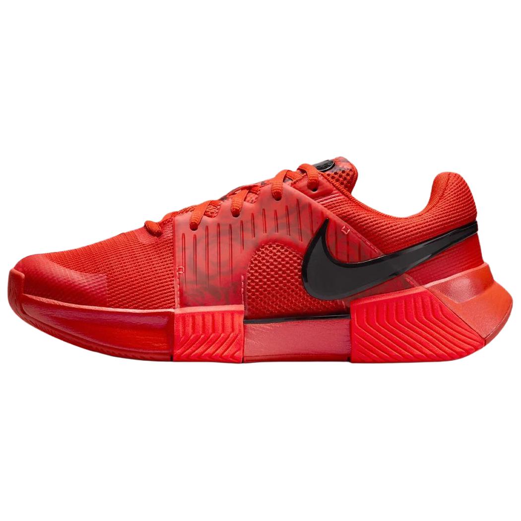 Nike GP Challenge 1 Abrasion Resistant Support Low top Tennis Shoes Women’s Red Black