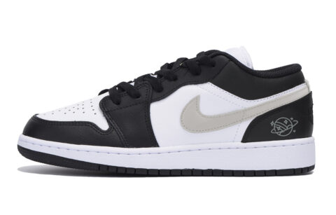 Jordan Air Jordan 1 Abrasion Resistant Slip Resistant Low top Vintage Basketball Shoes Men’s Black