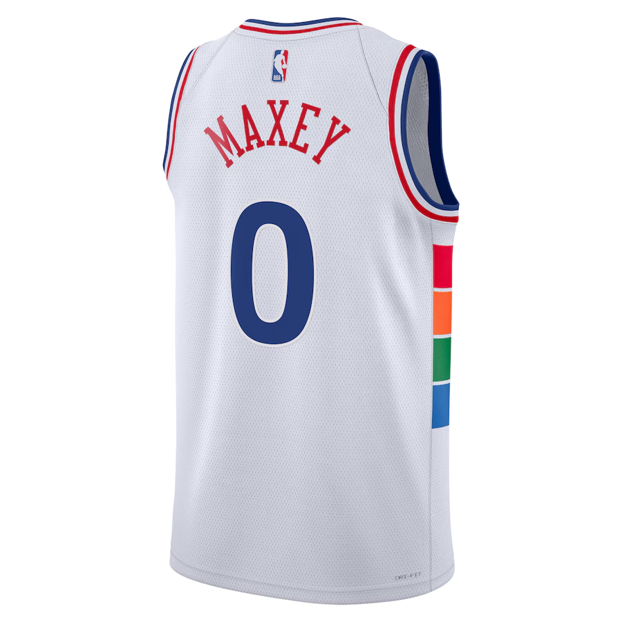 Nike Tyrese Maxey Philadelphia 76ers 2024/25 City Edition Men’s Nike Dri FIT Nba Swingman Jersey