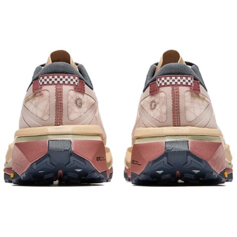 Anta Slip Resistant Abrasion Resistant Cushioning Low top Carbon Plate Trail Running Shoes Women’s White Brown