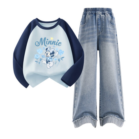 Disney Kids Casual Sportswear Crew Neck Moderate