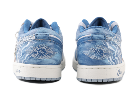 Jordan Air Jordan 1 Jiang Jin Yue, Poseidon’s Wrath Cushioning Slip Resistant Abrasion Resistant Low top