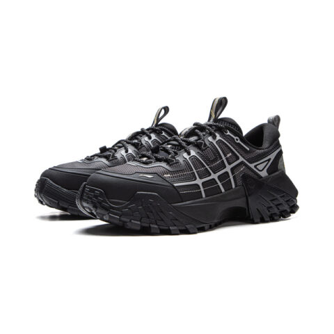Li Ning Outdoor CF Tracing Cushioning Rebound Low top Outdoor Shoes Unisex Black