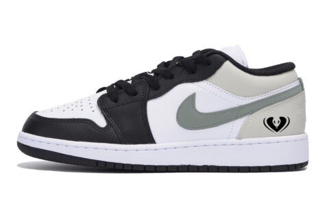 Jordan Air Jordan 1 Puppy Fragment, Special Shoe Box, Year Of The Snake Low top Vintage Basketball Shoes Men’s Black