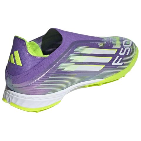 Adidas F50 PRO Leather Soccer Shoes Men’s Purple Green