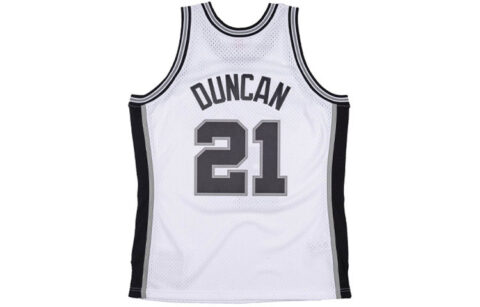 Mitchell & Ness San Antonio Spurs 1998 99 Tim Duncan Swingman Jersey