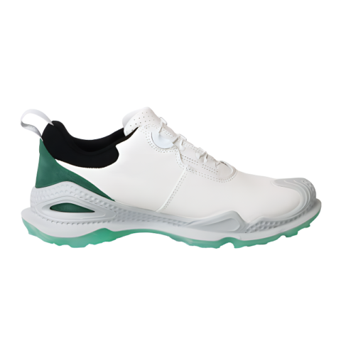 Xceo1996 Wear resistant And Waterproof Low top Golf Shoes Unisex White Green