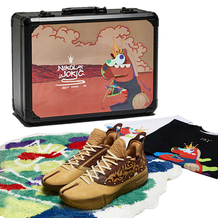 361° Joker 1 GT Cushioning, Wear Resistant Low top Basketball Shoes Men’s Coffee Brown