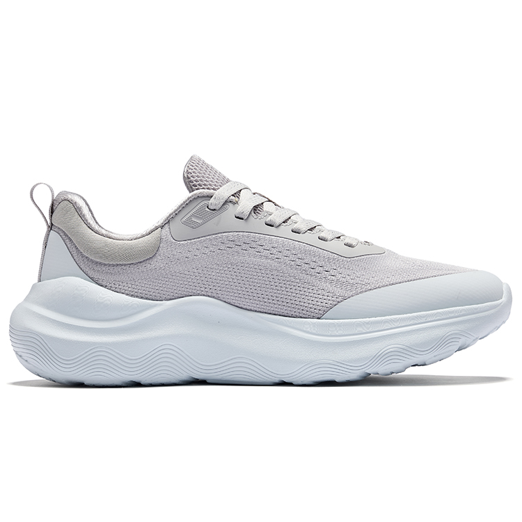 Erke Cushioning Rebound Slip Resistant Low top Training City Commuting Running Shoes Women’s Mist Gray Mist Gray