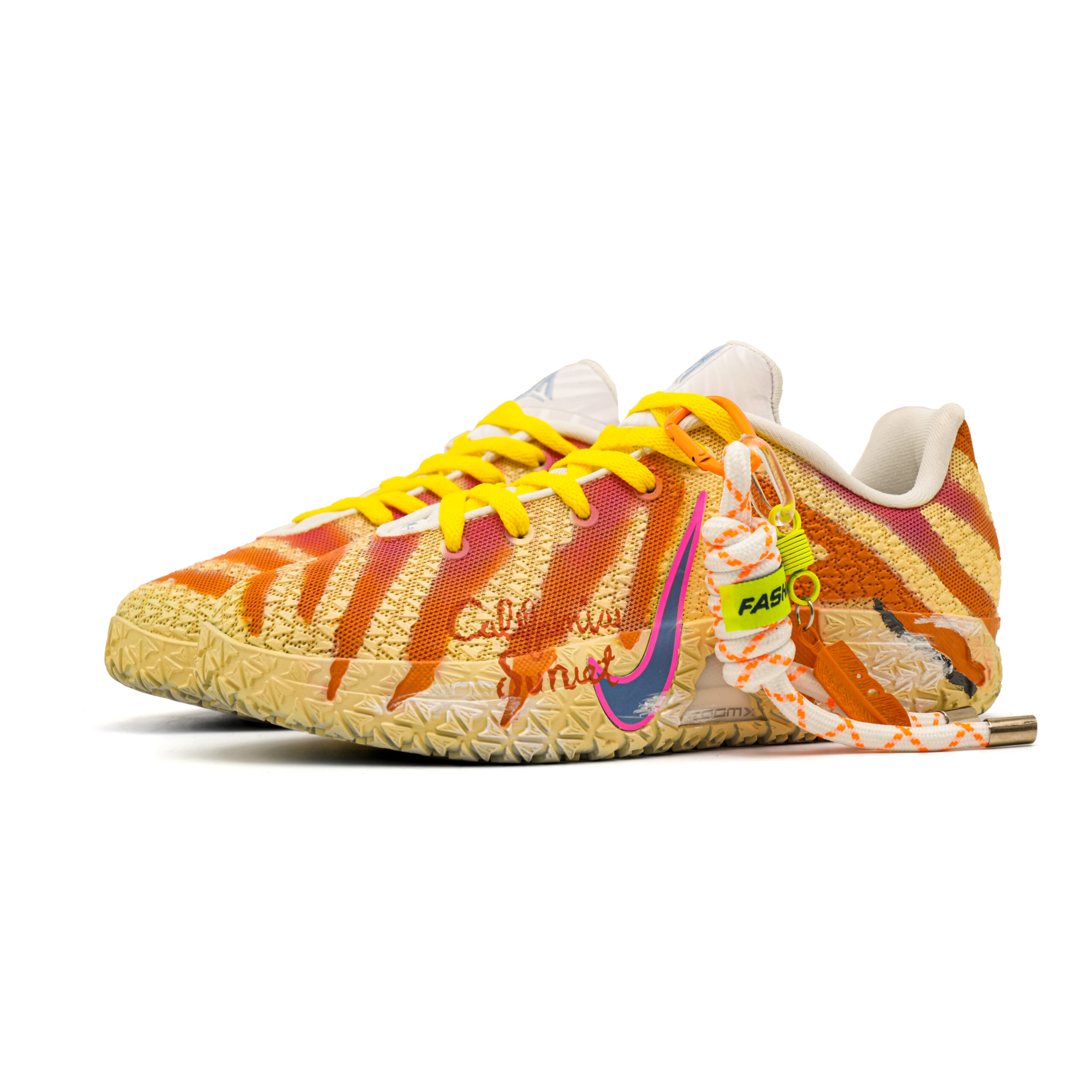 Nike Ja Morant 3 Basketball Shoes Unisex Low Top Pink, Orange
