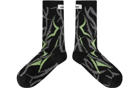 CLOT Knee High Socks Unisex 1 Pack Black