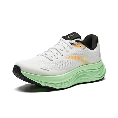 Anta Slip Resistant Abrasion Resistant Low top Casual Running Shoes Men’s Light Gray