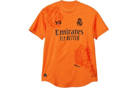 Y 3 x HUANGJIAMADELI,LIANMINGKUAN Soccer Jersey Men’s Orange