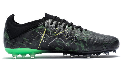 KELME Shadow 2.0 MG Multi Ground Artificial Turf Abrasion Resistant Impact Resistant Soccer Shoes Unisex Black Green